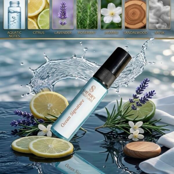 Ocean Signature Perfume bottle by Sherry Parfums